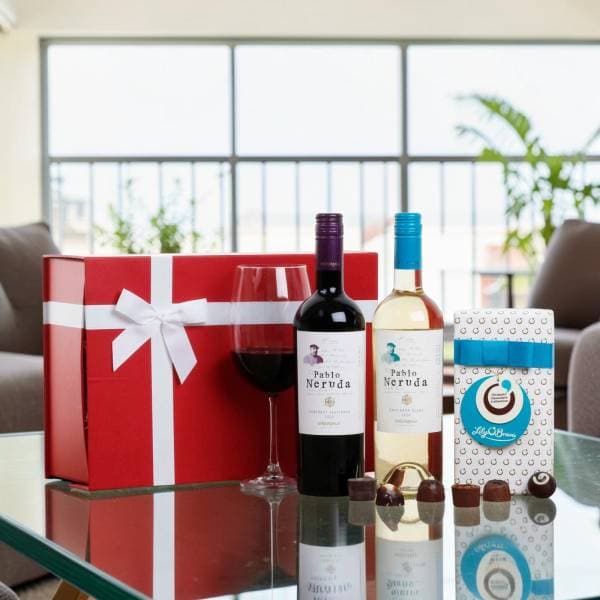 Double Mixed Wine & Choc Hamper
