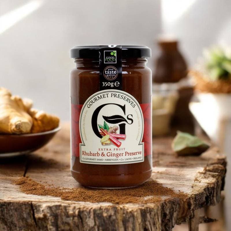 G's Gourmet Rhubarb & Ginger Preserve 350g