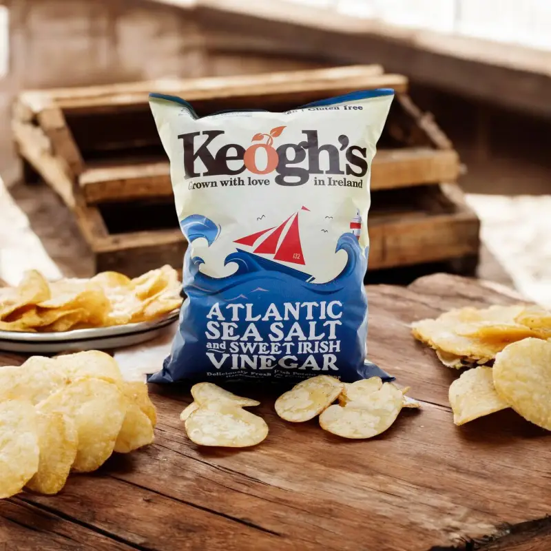 Keogh's Atlantic Sea Salt & Cider Vinegar Crisps 125g