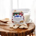 White Chocolate & Raspberry Cookies in Globe Tin 250g