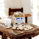 Dark Chocolate & Orange Peel Cookies in Globe Tin 250g