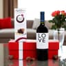 Love Malbec with Chocolate Hearts Hamper