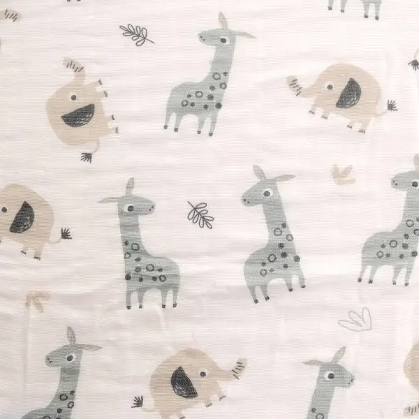 Ziggle Giraffes & Elephant Swaddle