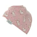 Ziggle Bunnies on Pink Bib