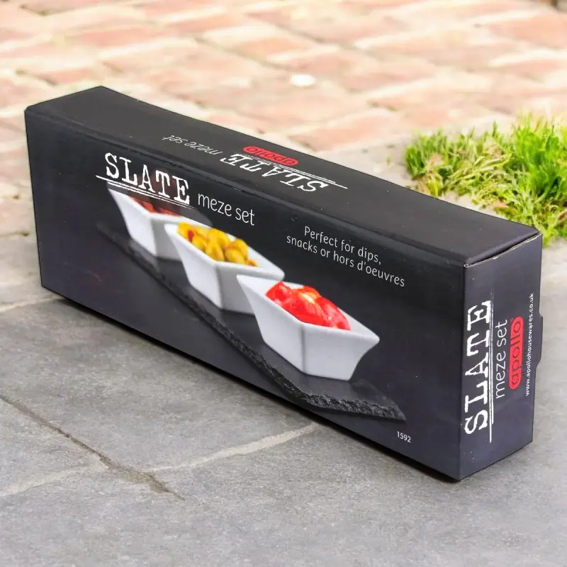 Slate Tapas/Meze Serving Set