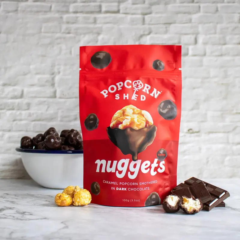 Dark Chocolate Popcorn Nuggets 100g