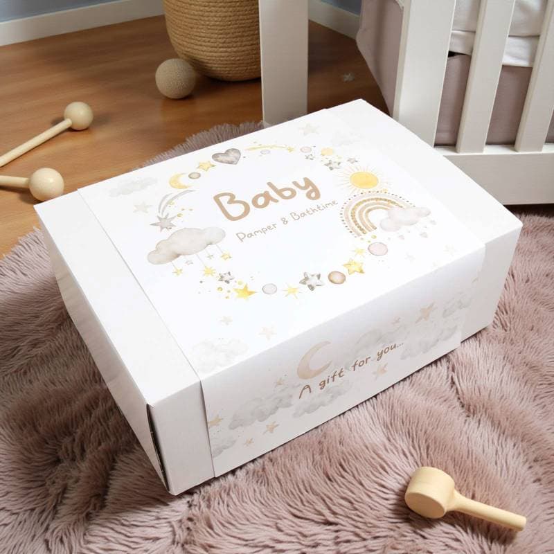 Baby Bathtime Gift Box (T2 White)