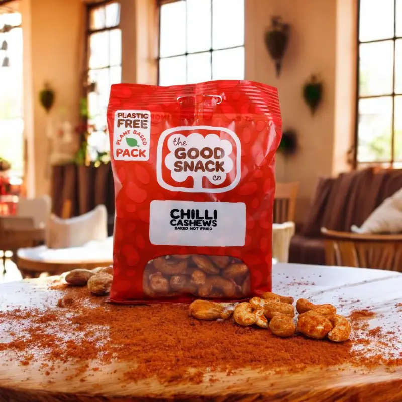 The Good Snack Chili Cashews 90G