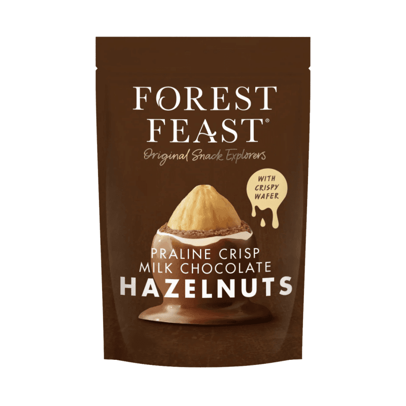 Forest Feast Praline Milk Chocolate Hazelnuts 100g