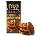 Fox's Half Coated Cookies Milk Chocolate 175g