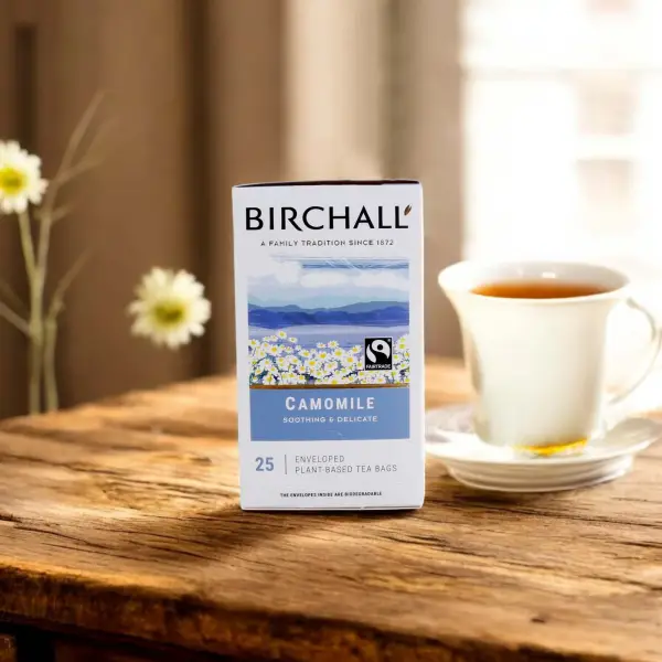 Birchall Camomile Tea - 25 Enveloped Plant Based Tea Bags