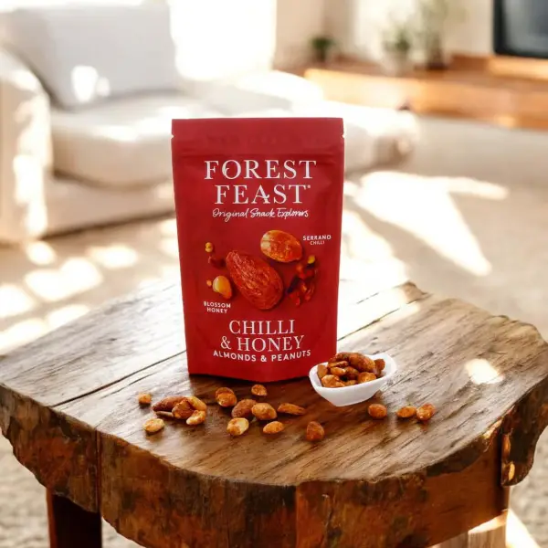 Forest Feast Serrano Chilli And Blossom Honey Peanuts & Almonds 120g