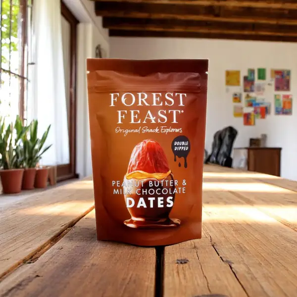 Forest Feast Peanut Butter & Milk Chocolate Dates 140g