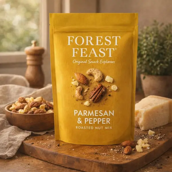 Forest Feast Black Pepper & Parmesan Nut Mix 120g
