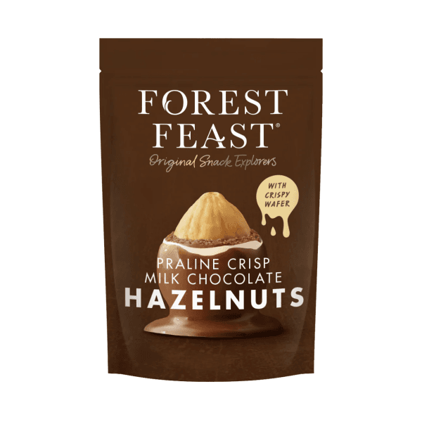 Forest Feast Praline Milk Chocolate Hazelnuts 100g
