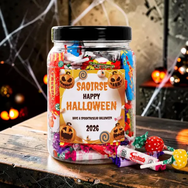 Happy Halloween - Personalised Sweets Jar