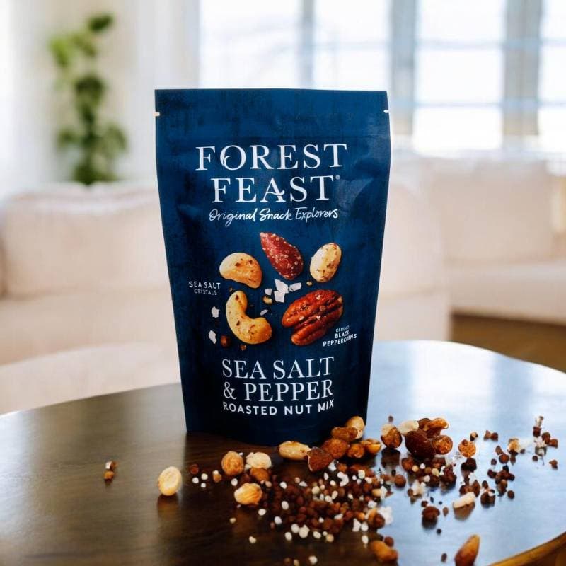 Slow Roasted Sea Salt and Black Pepper Nut Mix 120g
