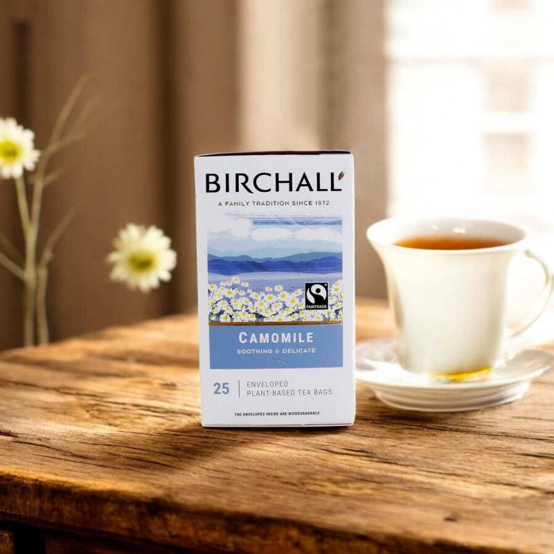 Birchall Camomile Tea - 25 Enveloped Plant Based Tea Bags