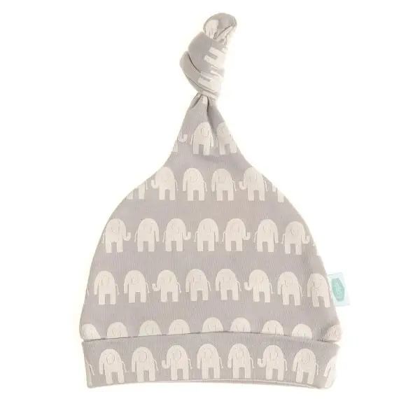 Ziggle Grey With White Elephants Hat