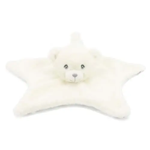 Baby Bear White & Grey Cuddle Blanket from Keeleco