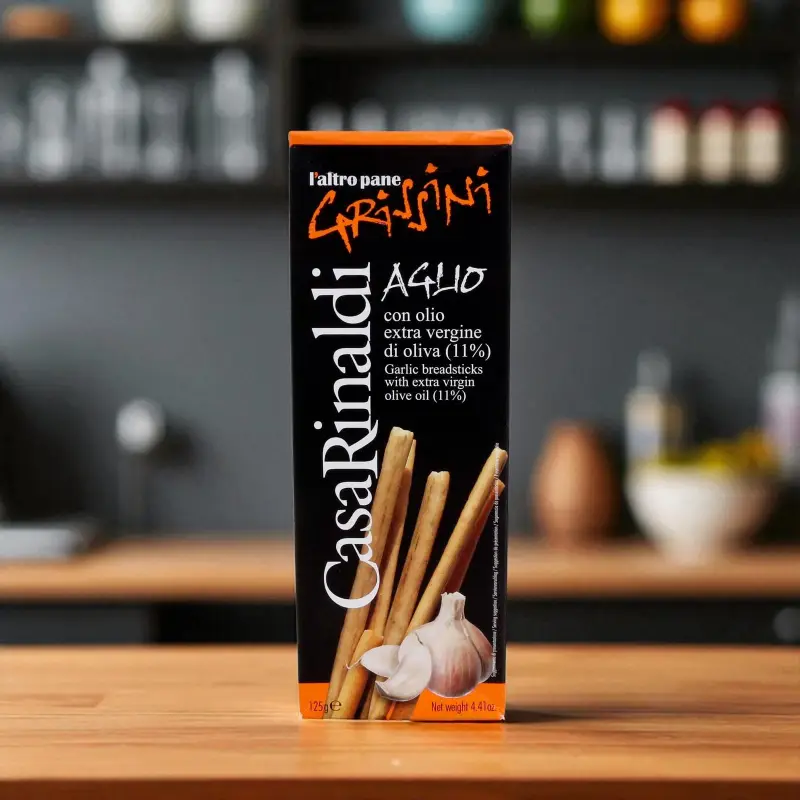 Casa Rinaldi Breadsticks With Garlic 125g