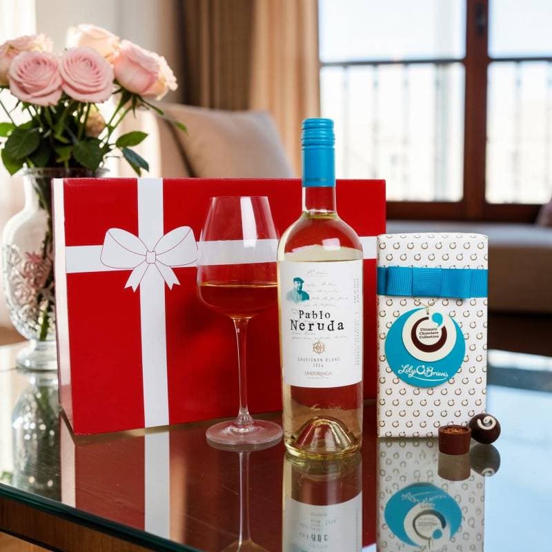 White Wine & Chocolate Gift Hamper